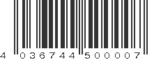EAN 4036744500007