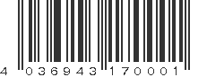 EAN 4036943170001