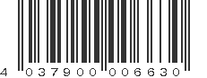 EAN 4037900006630