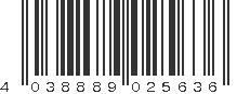 EAN 4038889025636
