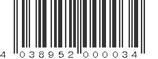 EAN 4038952000034