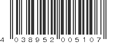 EAN 4038952005107