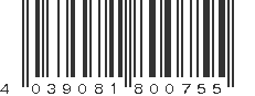 EAN 4039081800755