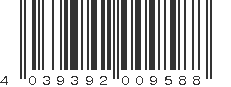 EAN 4039392009588