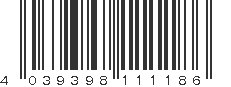 EAN 4039398111186
