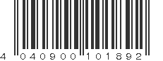EAN 4040900101892