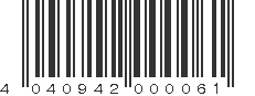 EAN 4040942000061