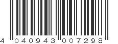 EAN 4040943007298