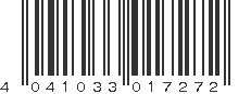 EAN 4041033017272