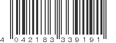 EAN 4042183339191