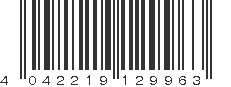 EAN 4042219129963