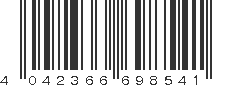 EAN 4042366698541
