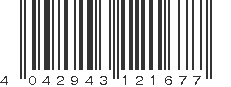 EAN 4042943121677