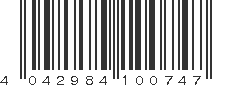 EAN 4042984100747