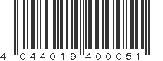 EAN 4044019400051