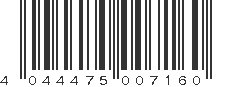 EAN 4044475007160