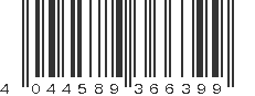 EAN 4044589366399