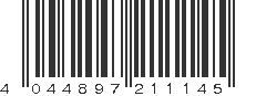 EAN 4044897211145