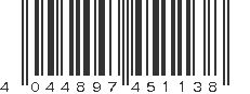 EAN 4044897451138