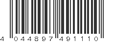 EAN 4044897491110
