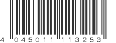 EAN 4045011113253