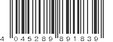 EAN 4045289891839