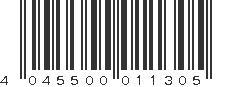EAN 4045500011305