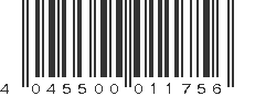 EAN 4045500011756