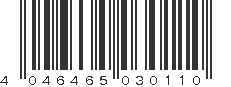 EAN 4046465030110