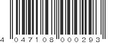 EAN 4047108000293