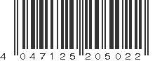 EAN 4047125205022