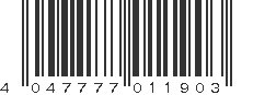 EAN 4047777011903