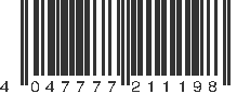 EAN 4047777211198