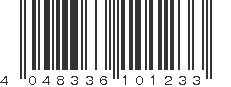 EAN 4048336101233
