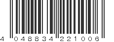 EAN 4048834221006