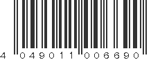 EAN 4049011006690