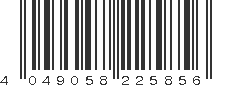 EAN 4049058225856