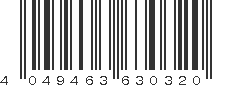 EAN 4049463630320