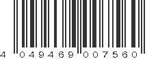 EAN 4049469007560