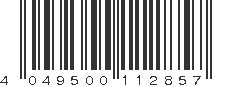 EAN 4049500112857