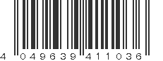 EAN 4049639411036