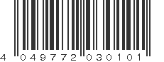 EAN 4049772030101