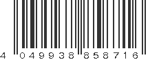 EAN 4049938858716