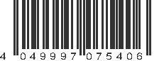 EAN 4049997075406