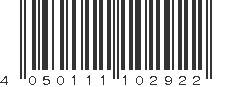 EAN 4050111102922