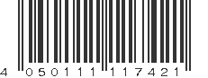EAN 4050111117421