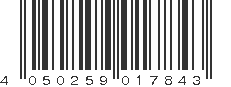 EAN 4050259017843