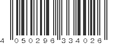 EAN 4050296334026