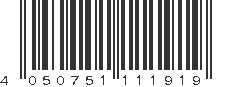 EAN 4050751111919