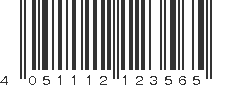 EAN 4051112123565